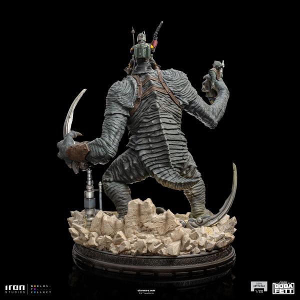 as Buch von Boba Fett Demi Art Scale Statue 1/20 Boba Fett & Rancor 38 cm